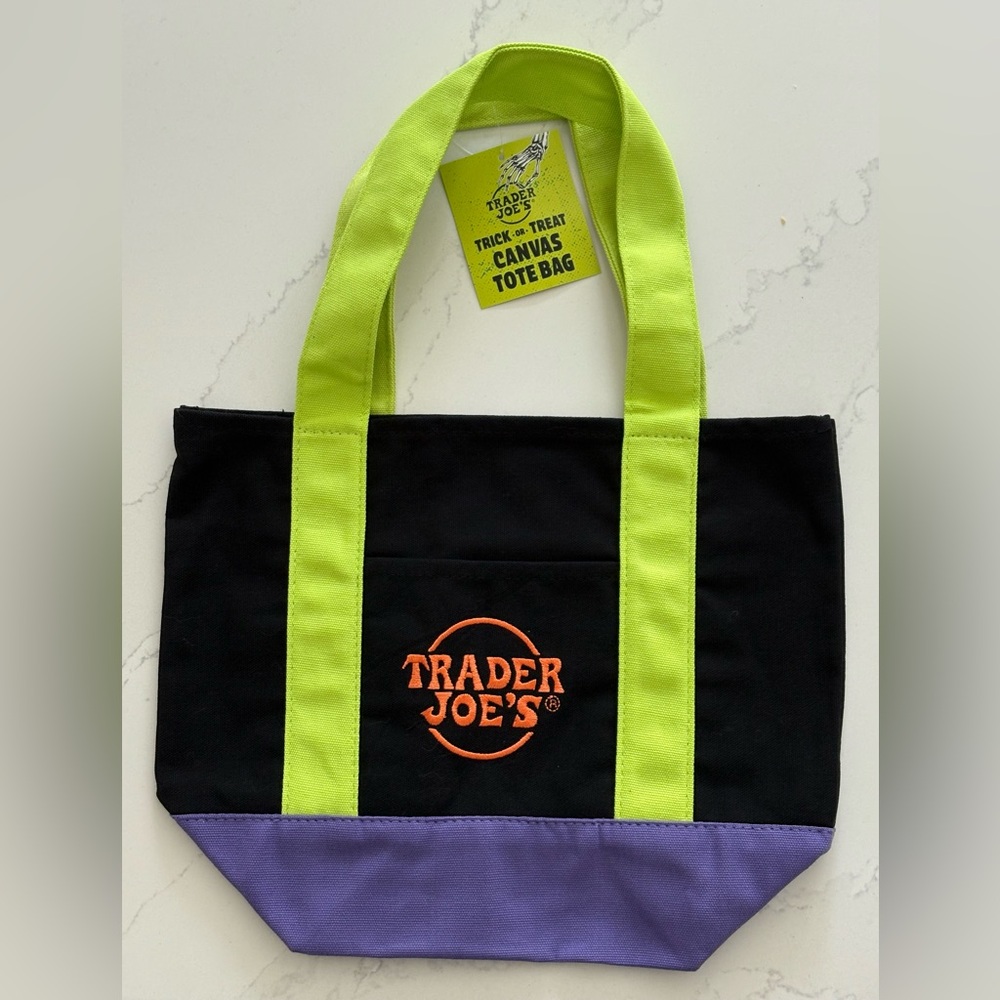 Trader Joe's Limited Edition Mini Canvas Tote Bag